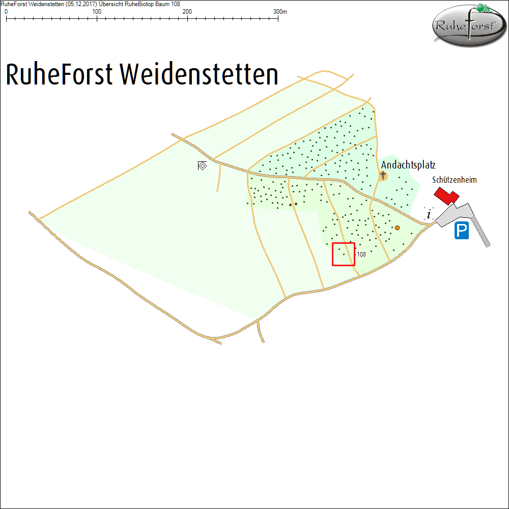 &Uuml;bersichtskarte zu Baum 108