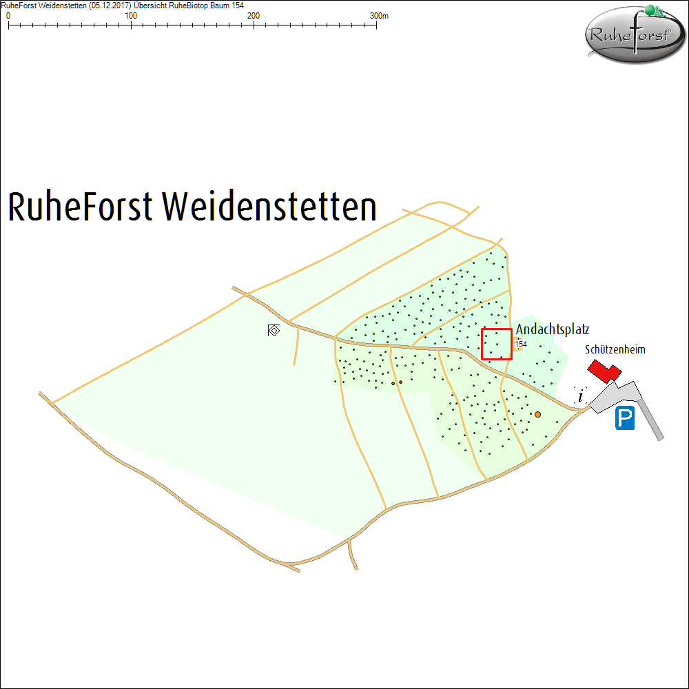 &Uuml;bersichtskarte zu Baum 154