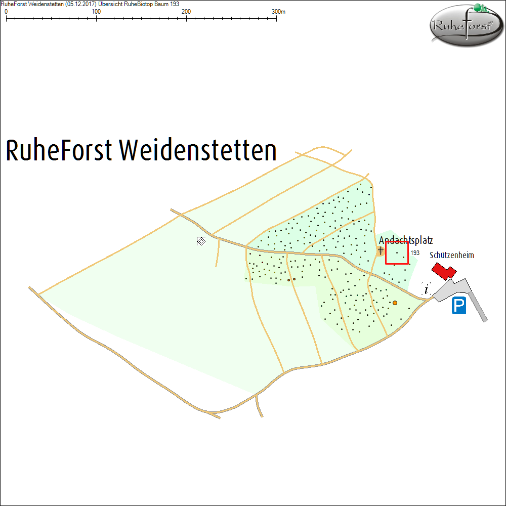 &Uuml;bersichtskarte zu Baum 193
