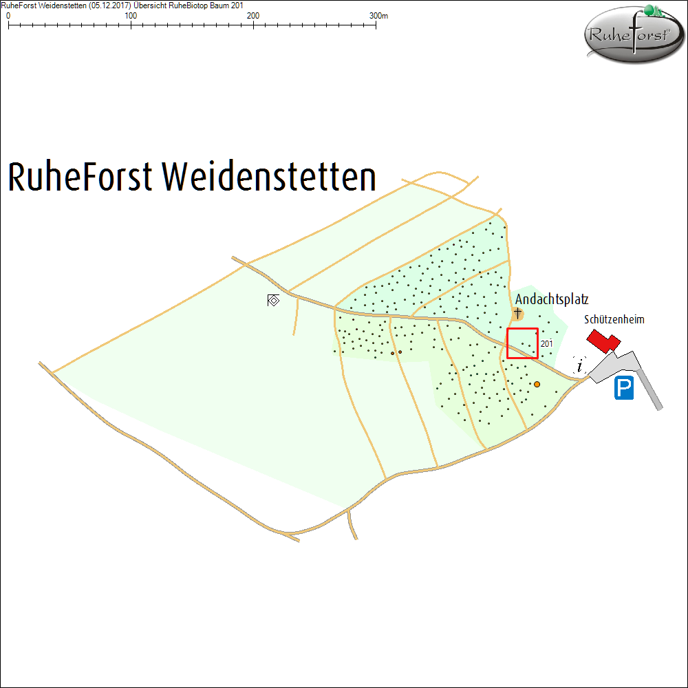 &Uuml;bersichtskarte zu Baum 201
