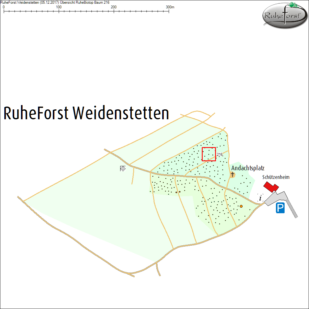 &Uuml;bersichtskarte zu Baum 216