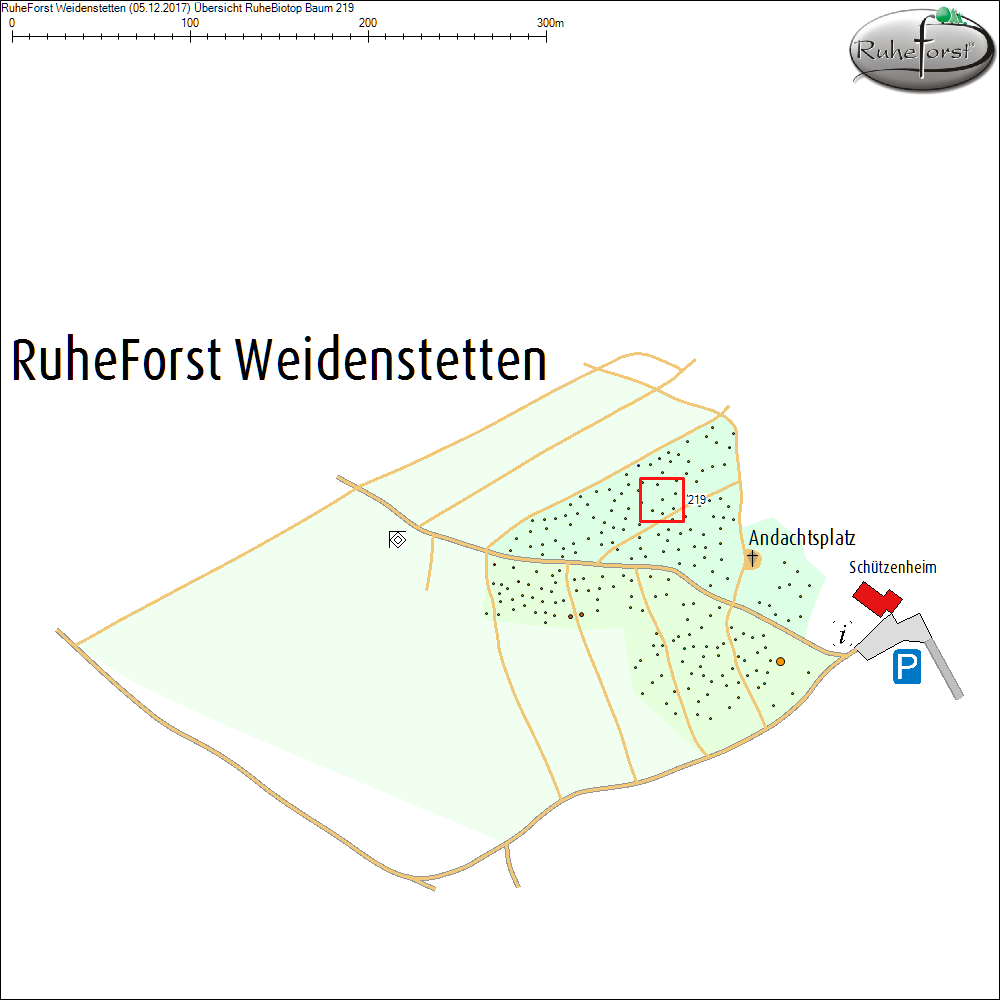 &Uuml;bersichtskarte zu Baum 219