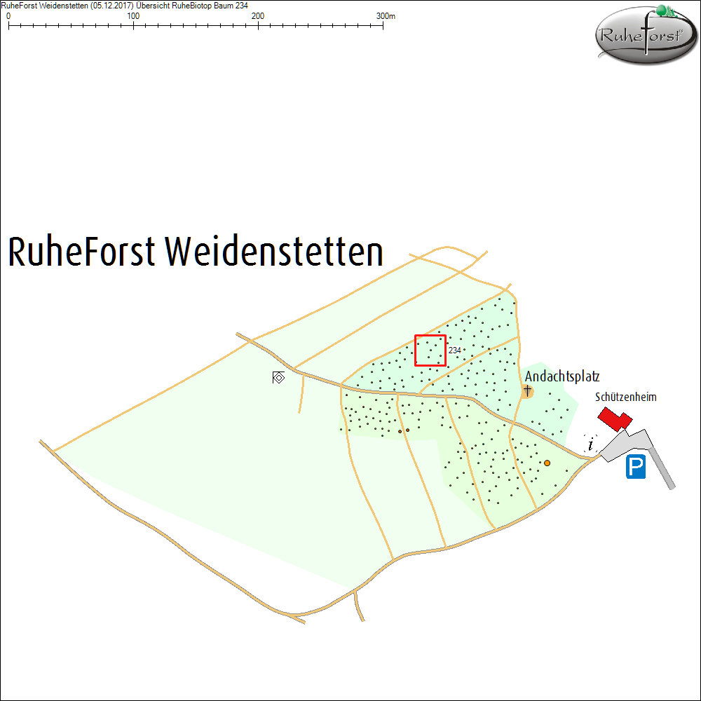 &Uuml;bersichtskarte zu Baum 234