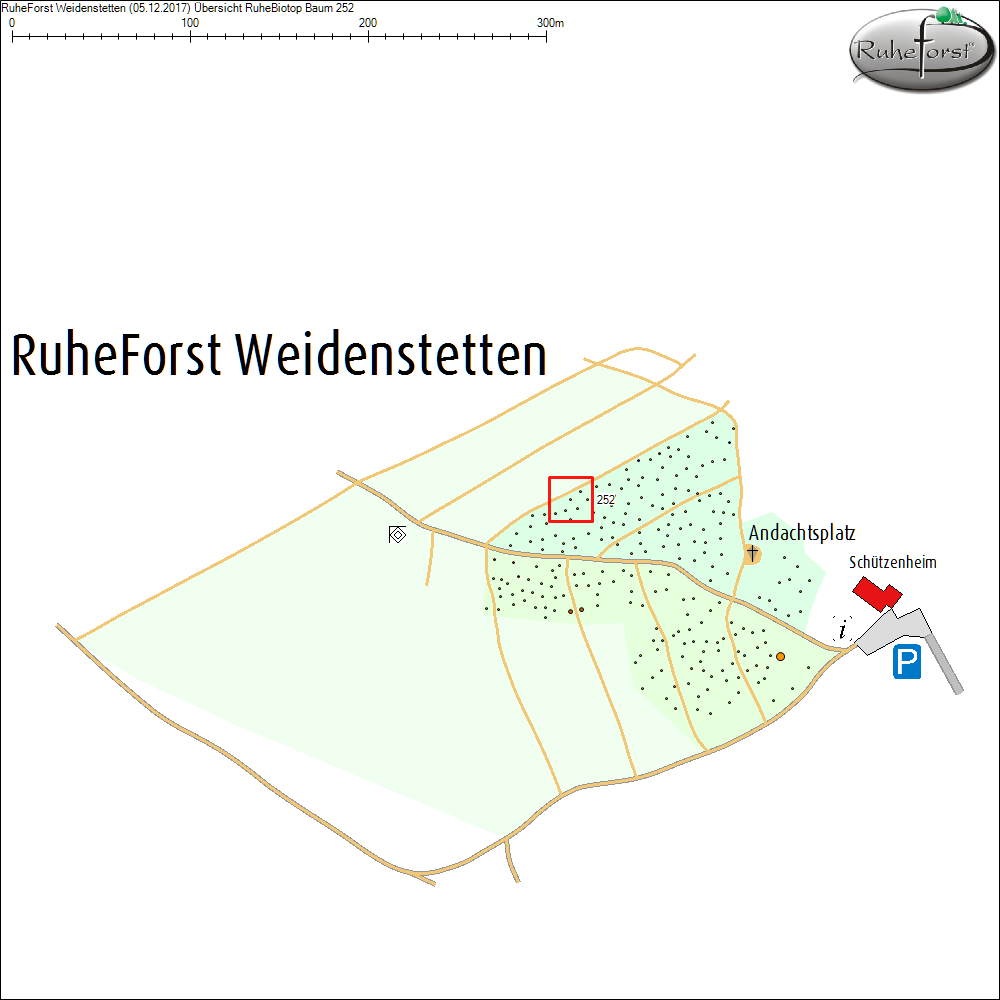 &Uuml;bersichtskarte zu Baum 252