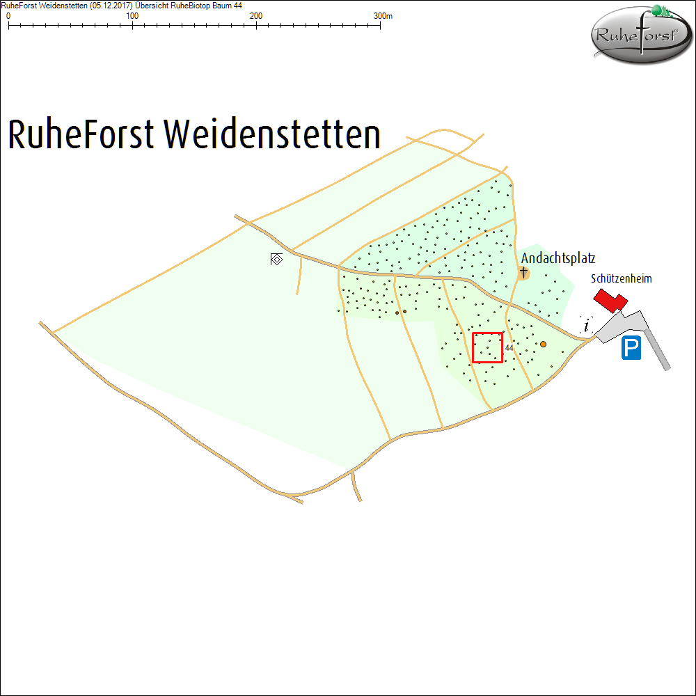 &Uuml;bersichtskarte zu Baum 44