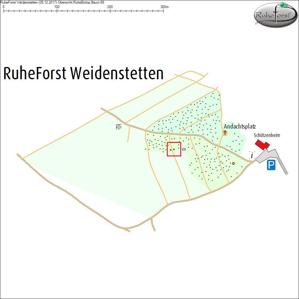 &Uuml;bersichtskarte zu Baum 69