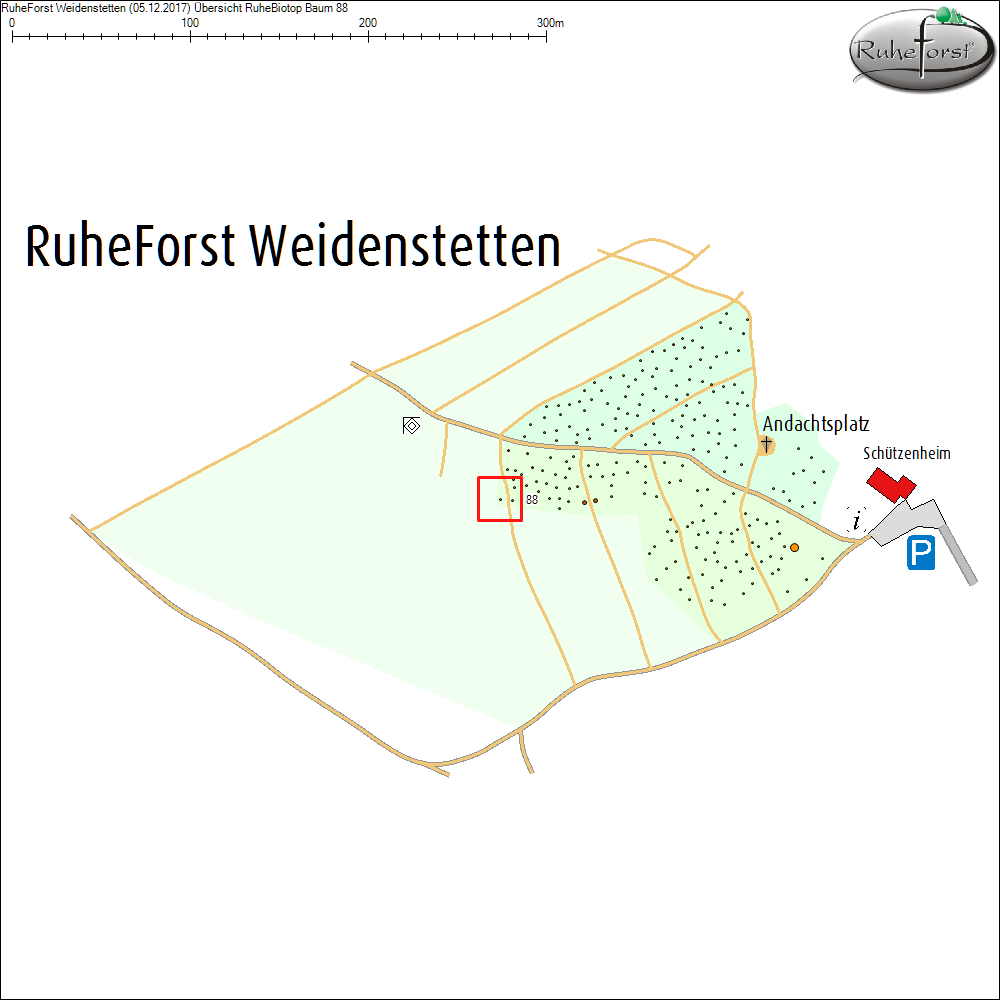 &Uuml;bersichtskarte zu Baum 88